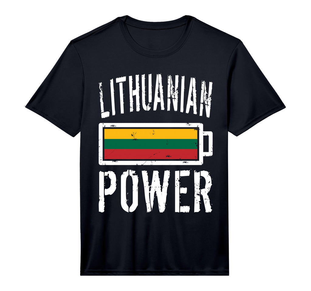 Lithuania Flag Lithuanian Power T-Shirt - Trendy Graphic for Adults - T-Shirt, Sweatshirt, Hoodie
