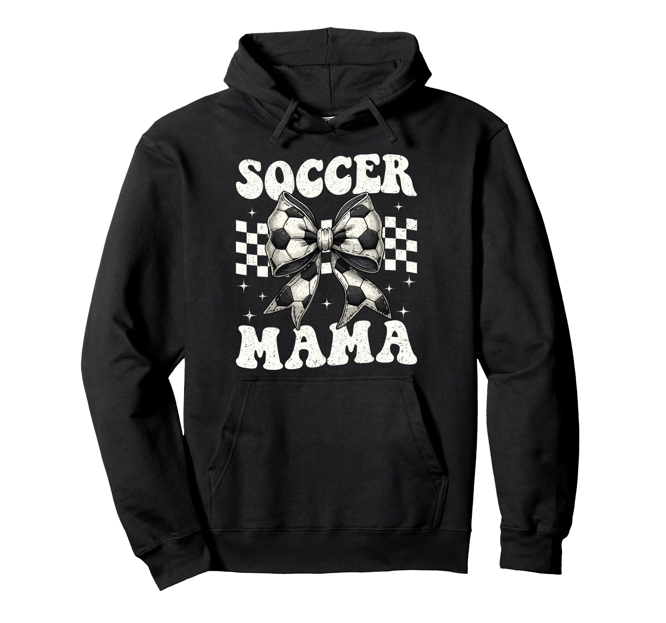 Soccer Mama Funny Coquette Bow Mom Hoodie - Casual Everyday Wear Unisex - T-Shirt, Sweatshirt, Hoodie