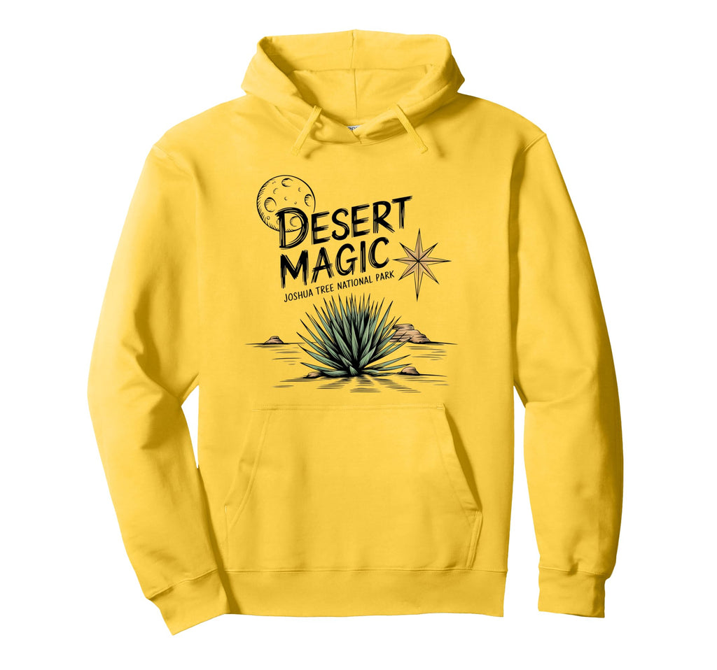 Desert Magic Joshua Tree National Park Hoodie - Trendy Graphic Men Women - T-Shirt, Sweatshirt, Hoodie
