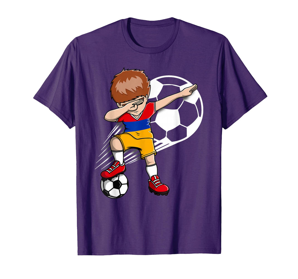 Dabbing Soccer Armenia Jersey Armenian T-Shirt - Trendy Graphic Men Women - T-Shirt, Sweatshirt, Hoodie