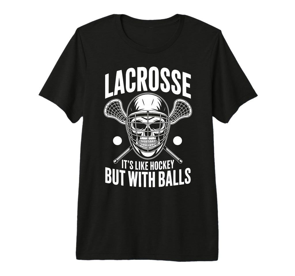 Funny Lacrosse Goalie Lax Goalkeeper T-Shirt - Minimalist Print Men Women - T-Shirt, Sweatshirt, Hoodie