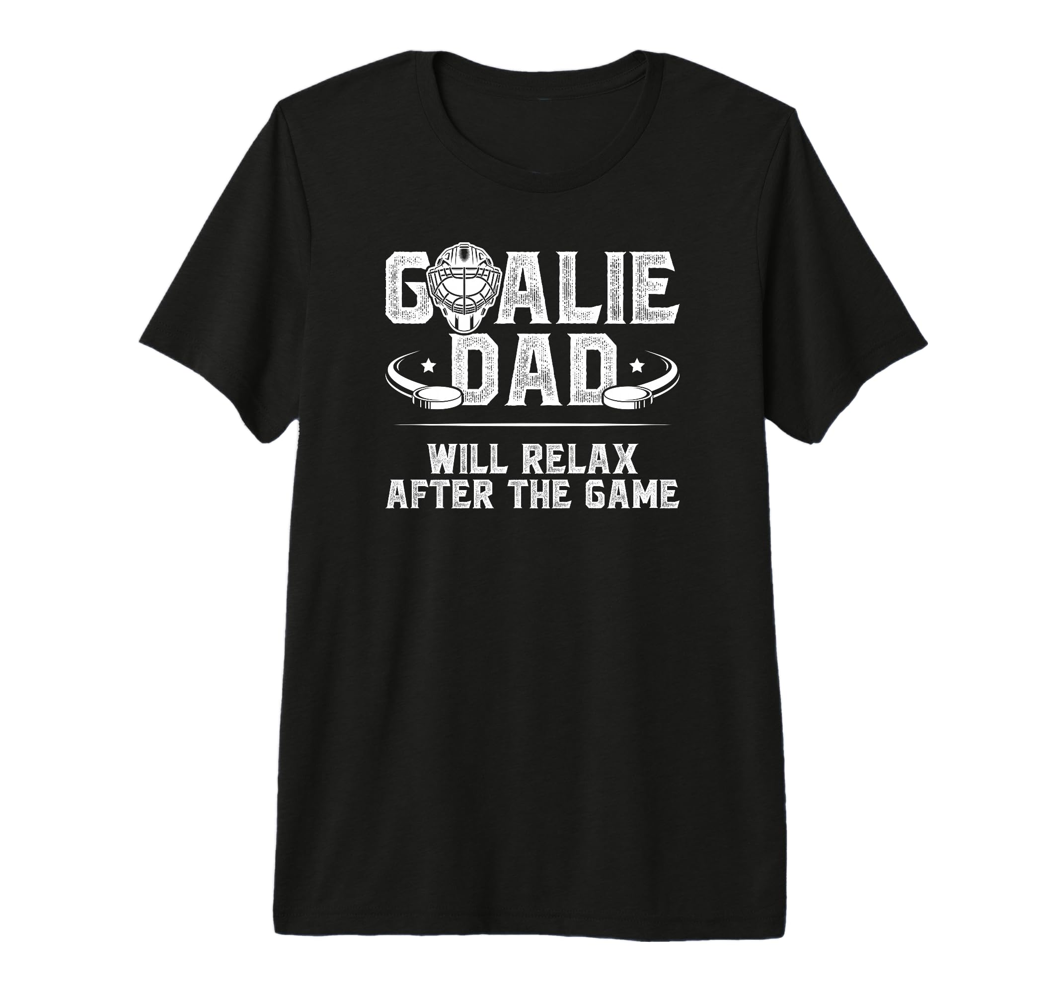 Mens Funny Hockey Goalie Dad Ice T-Shirt - Fun Novelty Design Unisex - T-Shirt, Sweatshirt, Hoodie