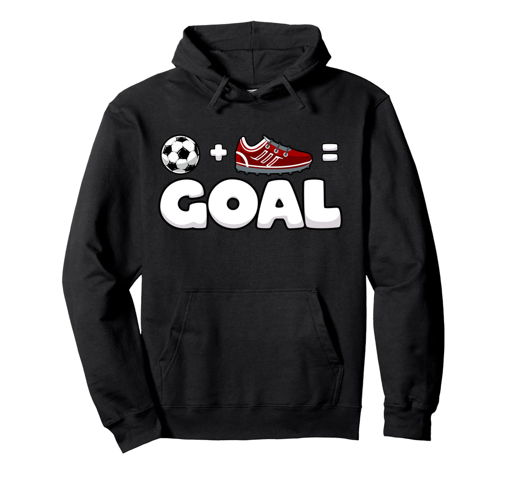 Funny Soccer Player Math Goal Lover Hoodie - Custom Art Print Men Women - T-Shirt, Sweatshirt, Hoodie