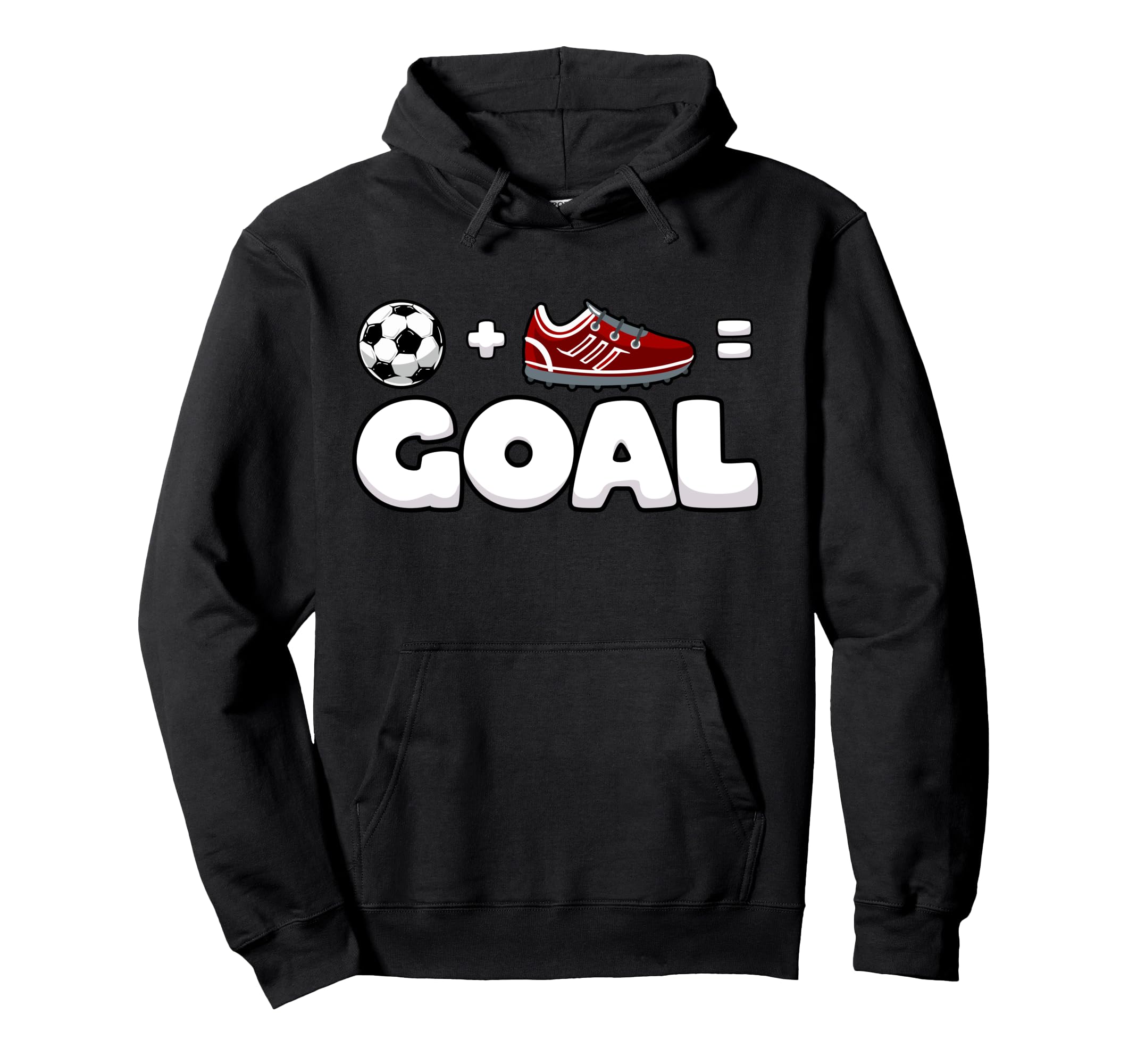 Funny Soccer Player Math Goal Lover Hoodie - Custom Art Print Men Women - T-Shirt, Sweatshirt, Hoodie