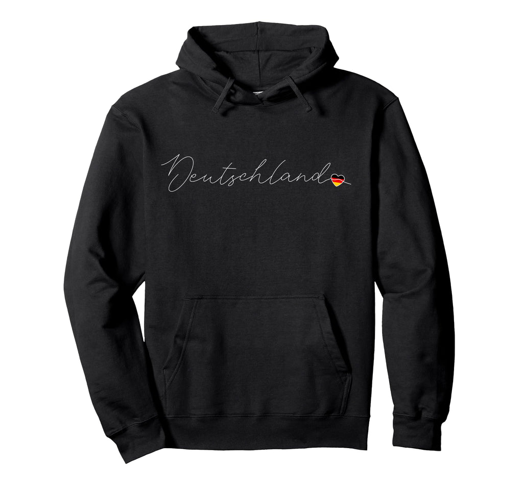 Deutschland Simple Love German Hoodie - Casual Everyday Wear Men Women - T-Shirt, Sweatshirt, Hoodie