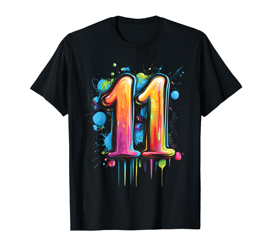 Number 11 11Th Birthday Eleven T-Shirt - Fun Novelty Design for Adults - T-Shirt, Sweatshirt, Hoodie