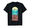 Grand Teton National Park Eighties Vibe T-Shirt - Unique Graphic for Adults - T-Shirt, Sweatshirt, Hoodie