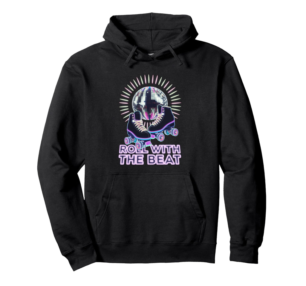 Rollerskates Funny 80S Roller Disco Hoodie - Custom Art Print Unisex - T-Shirt, Sweatshirt, Hoodie