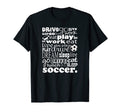 Soccer Player Eat Sleep Soccer T-Shirt - Streetwear Style for Adults - T-Shirt, Sweatshirt, Hoodie
