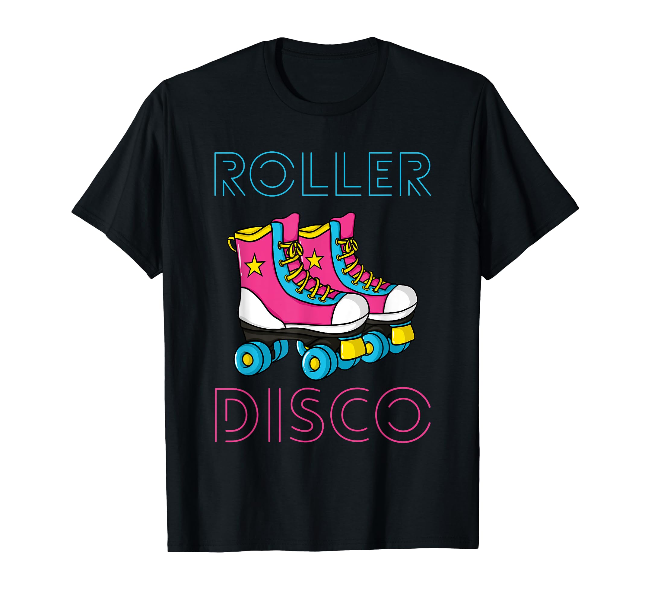 Roller Disco Derby Skates Seventies Funky T-Shirt - Graphic Print Unisex - T-Shirt, Sweatshirt, Hoodie