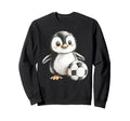 Adorable Penguin Soccer Player Sweatshirt - Graphic Print Men Women - T-Shirt, Sweatshirt, Hoodie