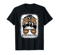 Bleached Football Mom Life Leopard And T-Shirt - Minimalist Print Unisex - T-Shirt, Sweatshirt, Hoodie