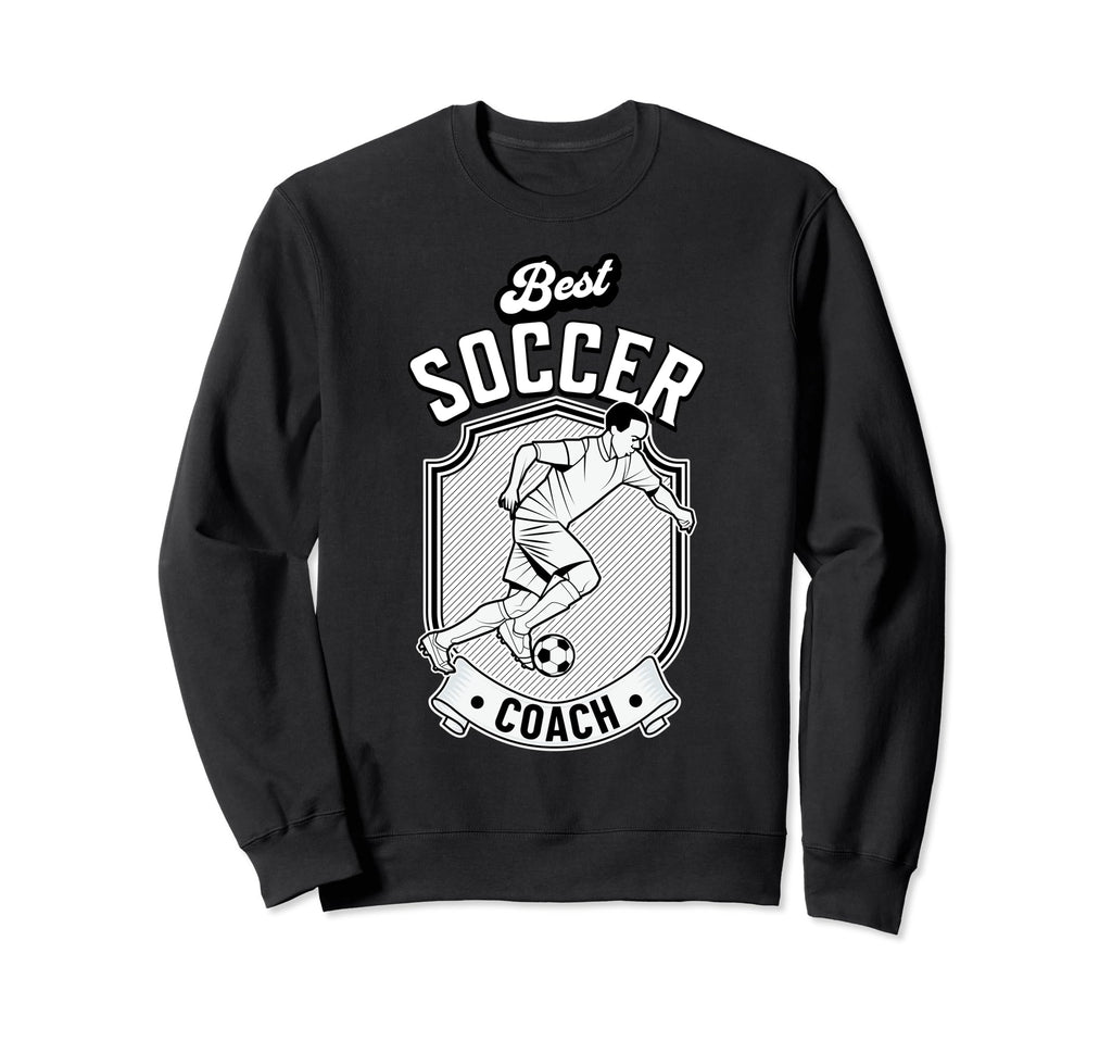 Fun Gift Best Soccer Coach Sweatshirt - Minimalist Print Men Women - T-Shirt, Sweatshirt, Hoodie