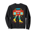 Rollerskates Funny 80S 90S Roller Sweatshirt - Graphic Print Men Women - T-Shirt, Sweatshirt, Hoodie
