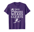 Soccer Princess Wears Cleats Football T-Shirt - Graphic Print Men Women - T-Shirt, Sweatshirt, Hoodie