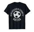 Piscataquis County Soccer Distressed 90S T-Shirt - Unique Graphic Men Women - T-Shirt, Sweatshirt, Hoodie