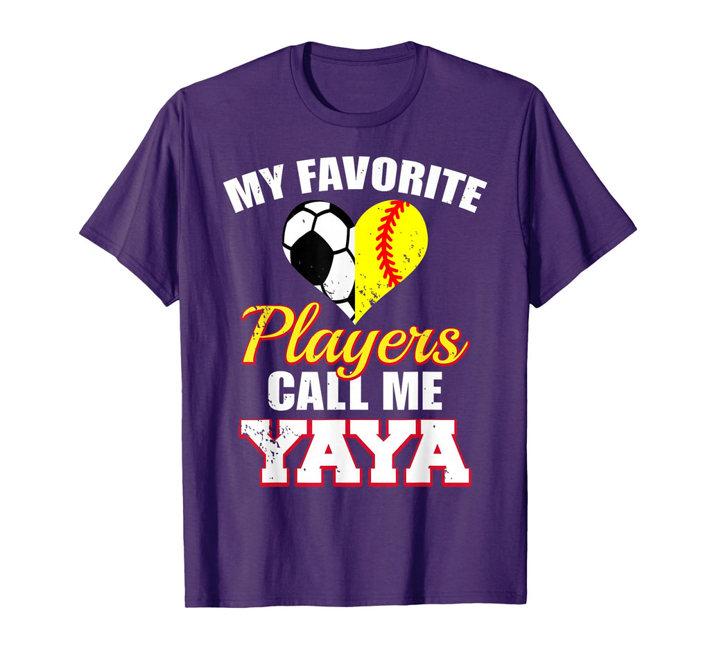 My Favorite Players Call Me Yaya T-Shirt - Fun Novelty Design Unisex - T-Shirt, Sweatshirt, Hoodie