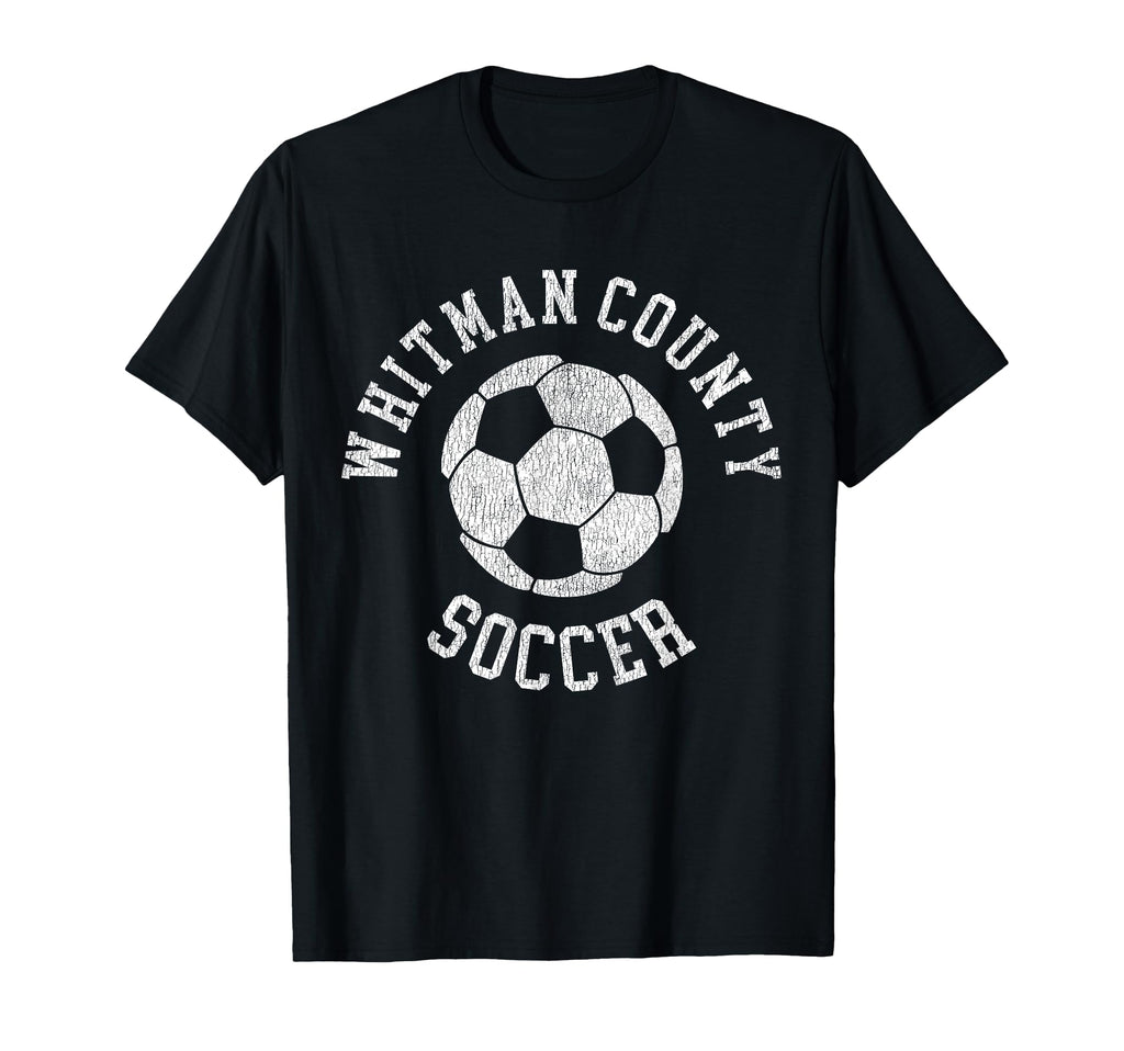Whitman County Soccer Distressed T-Shirt - Fun Novelty Design for Adults - T-Shirt, Sweatshirt, Hoodie