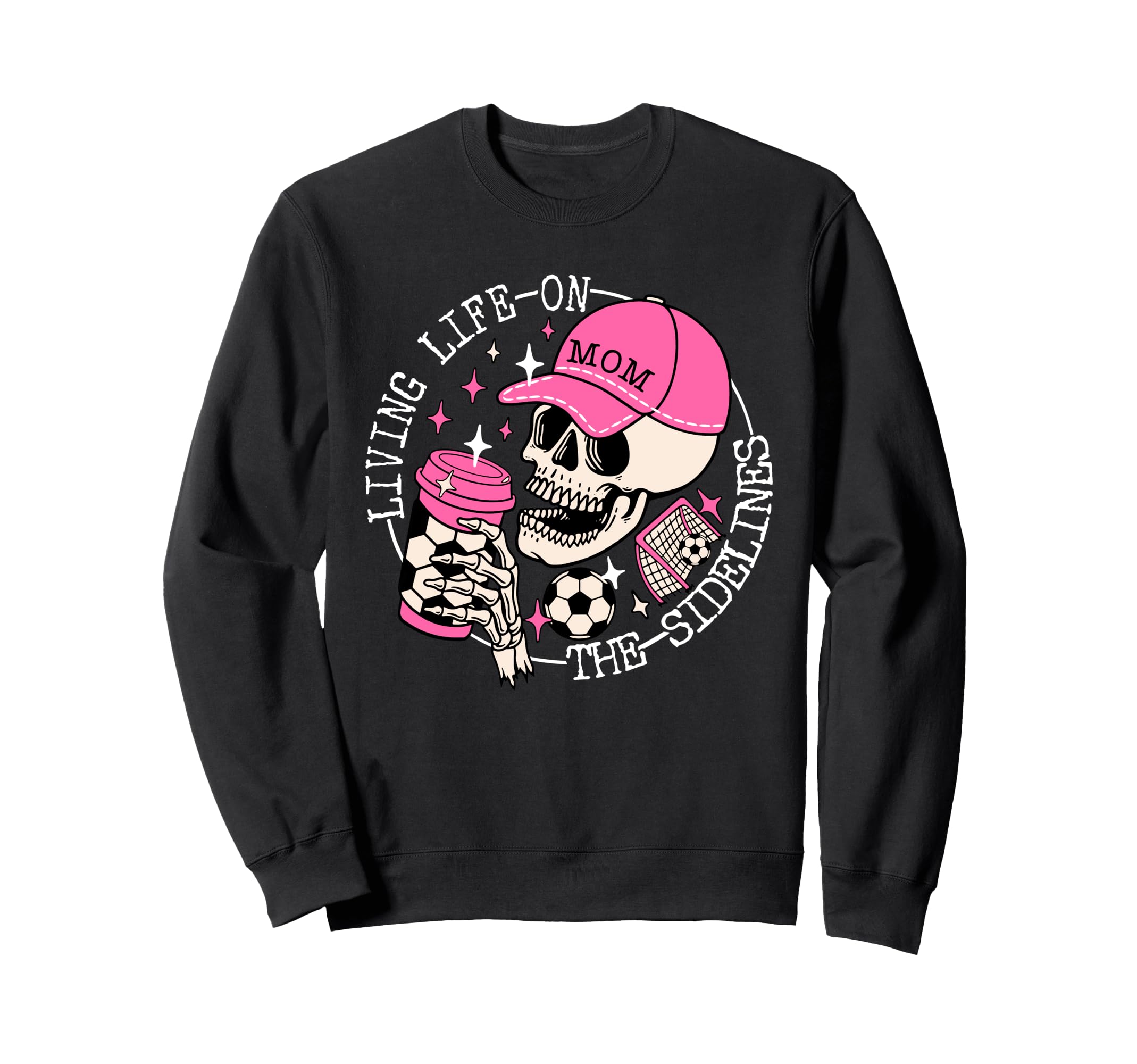 Living Life Sidelines Funny Sweatshirt - Custom Art Print for Adults - T-Shirt, Sweatshirt, Hoodie
