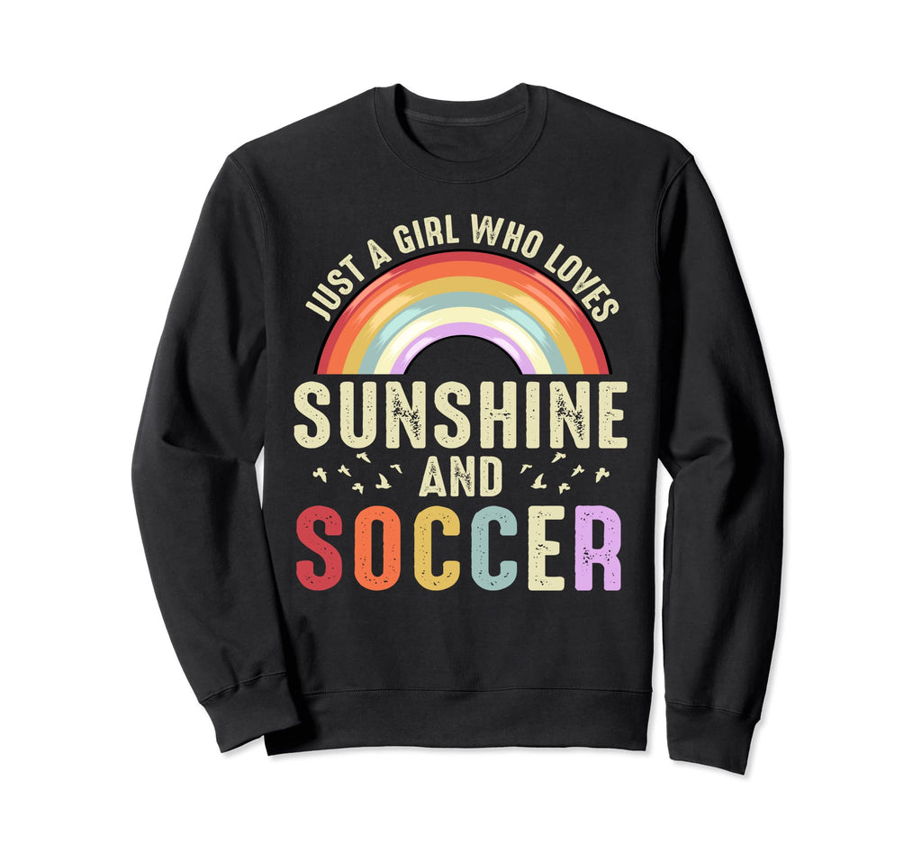 Sunshine Soccer Football Female Ball Sweatshirt - Graphic Print for Adults - T-Shirt, Sweatshirt, Hoodie