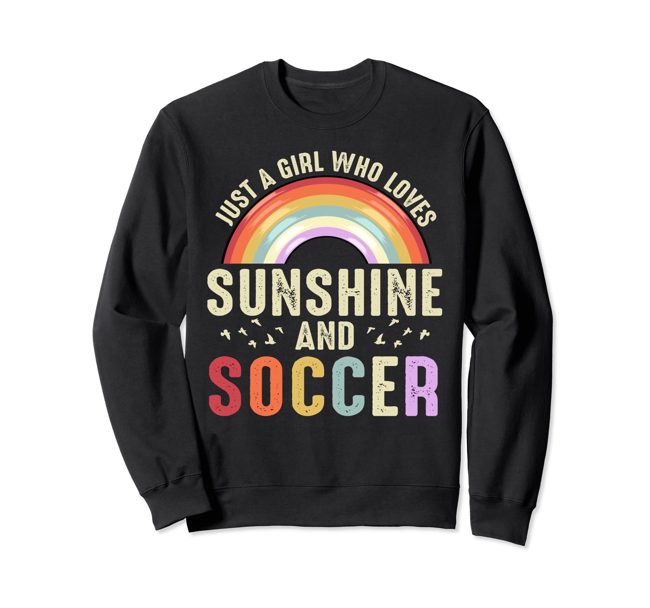 Sunshine Soccer Football Female Ball Sweatshirt - Graphic Print for Adults - T-Shirt, Sweatshirt, Hoodie