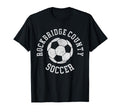 Rockbridge County Soccer Distressed 90S T-Shirt - Unique Graphic Unisex - T-Shirt, Sweatshirt, Hoodie