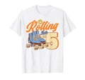 Roller Skating Rolling Into 5 Skate 70S T-Shirt - Novelty Apparel Unisex - T-Shirt, Sweatshirt, Hoodie