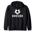 Love Soccer Heart Ball Play Gift Sports T-Shirt - Graphic Print Men Women - T-Shirt, Sweatshirt, Hoodie