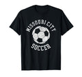 Missouri City Soccer Distressed 90S T-Shirt - Fun Novelty Design Unisex - T-Shirt, Sweatshirt, Hoodie