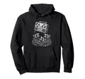 Cosmic Raccoons Listening To Tape Boombox Hoodie - Trendy Graphic Unisex - T-Shirt, Sweatshirt, Hoodie