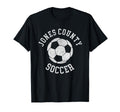 Jones County Soccer Distressed 90S T-Shirt - Unique Graphic Men Women - T-Shirt, Sweatshirt, Hoodie