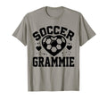 Soccer Grammie Heart Grammie Soccer T-Shirt - Aesthetic Graphic Men Women - T-Shirt, Sweatshirt, Hoodie