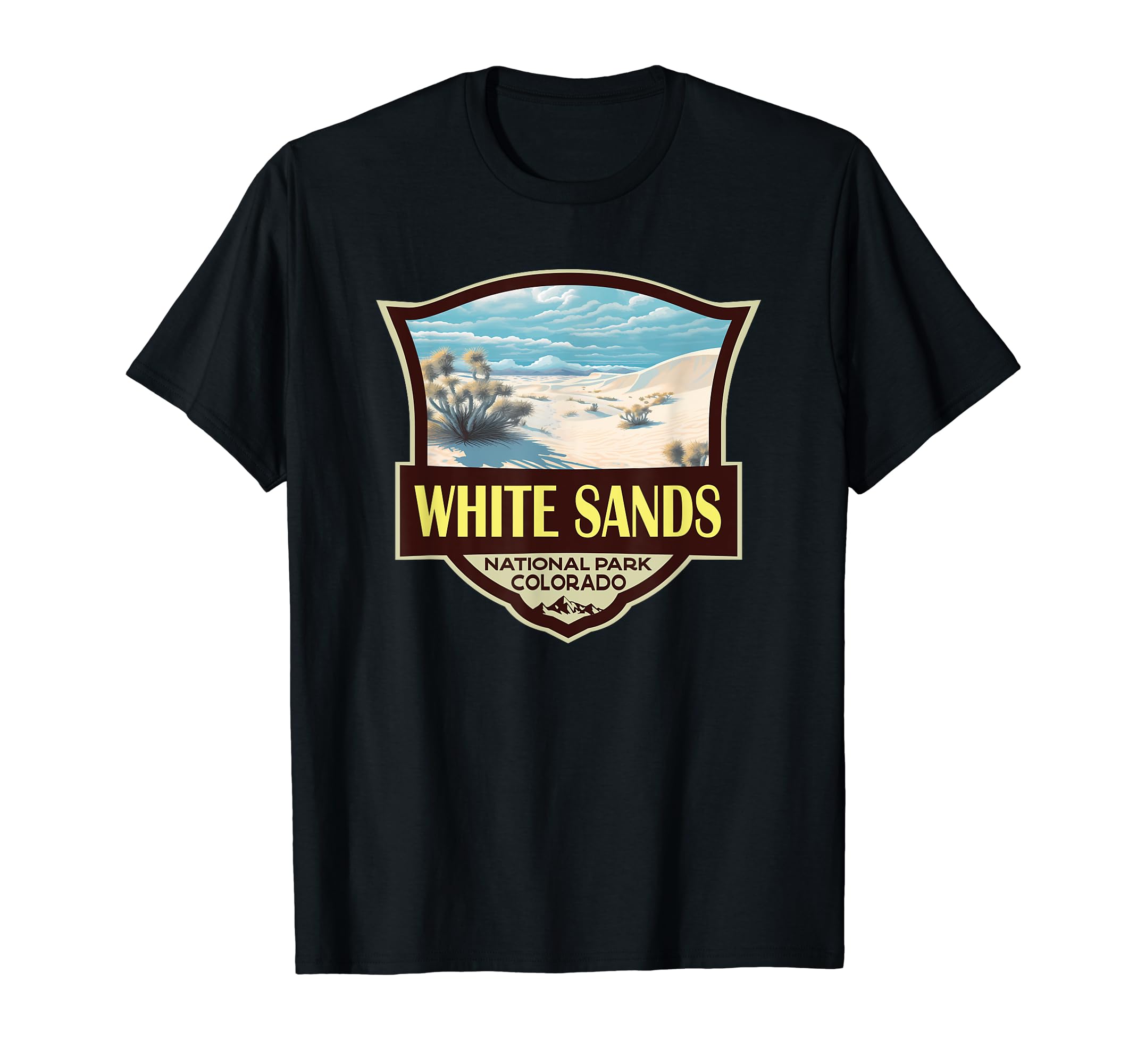 White Sands National Park Illustration T-Shirt - Custom Art Print Unisex - T-Shirt, Sweatshirt, Hoodie