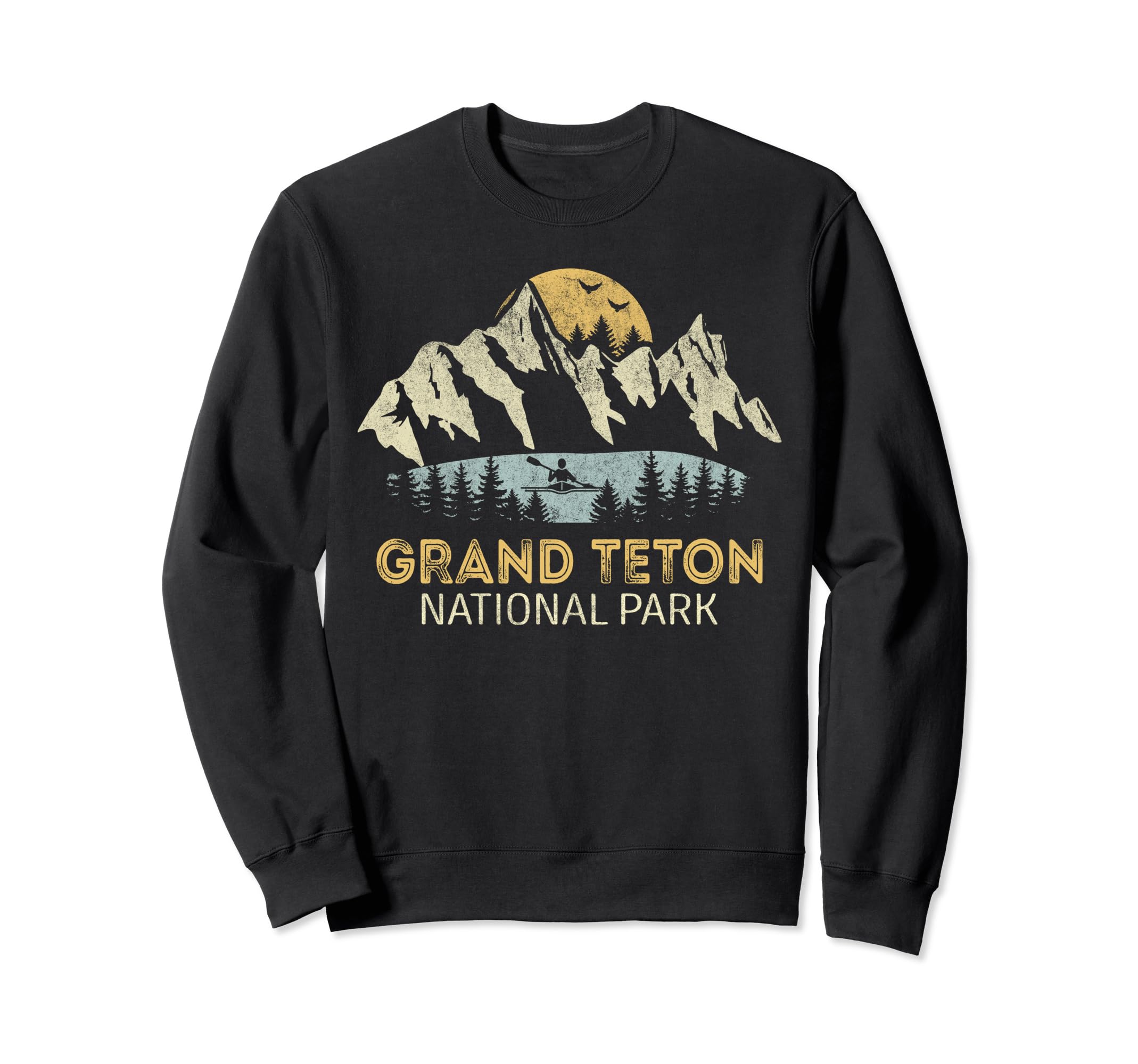 Grand Teton National Park Mountain Sweatshirt - Custom Art Print Unisex - T-Shirt, Sweatshirt, Hoodie