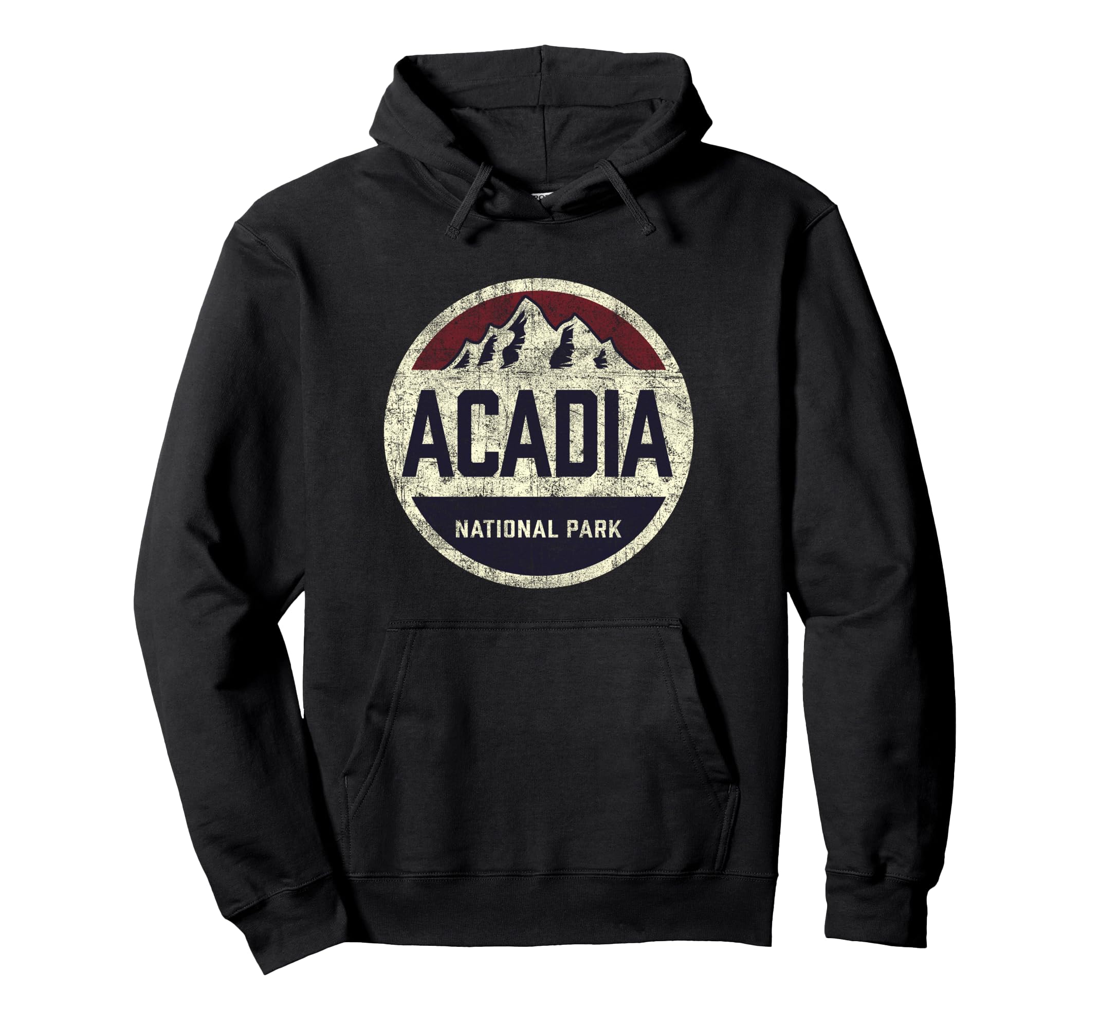 Acadia National Park Mountain Hiking Hoodie - Fun Novelty Design for Adults - T-Shirt, Sweatshirt, Hoodie