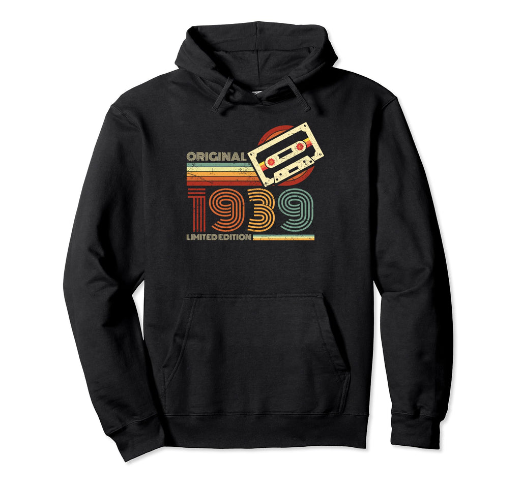 1939 Cassette Tape 85Th Birthday Hoodie - Trendy Graphic Unisex - T-Shirt, Sweatshirt, Hoodie