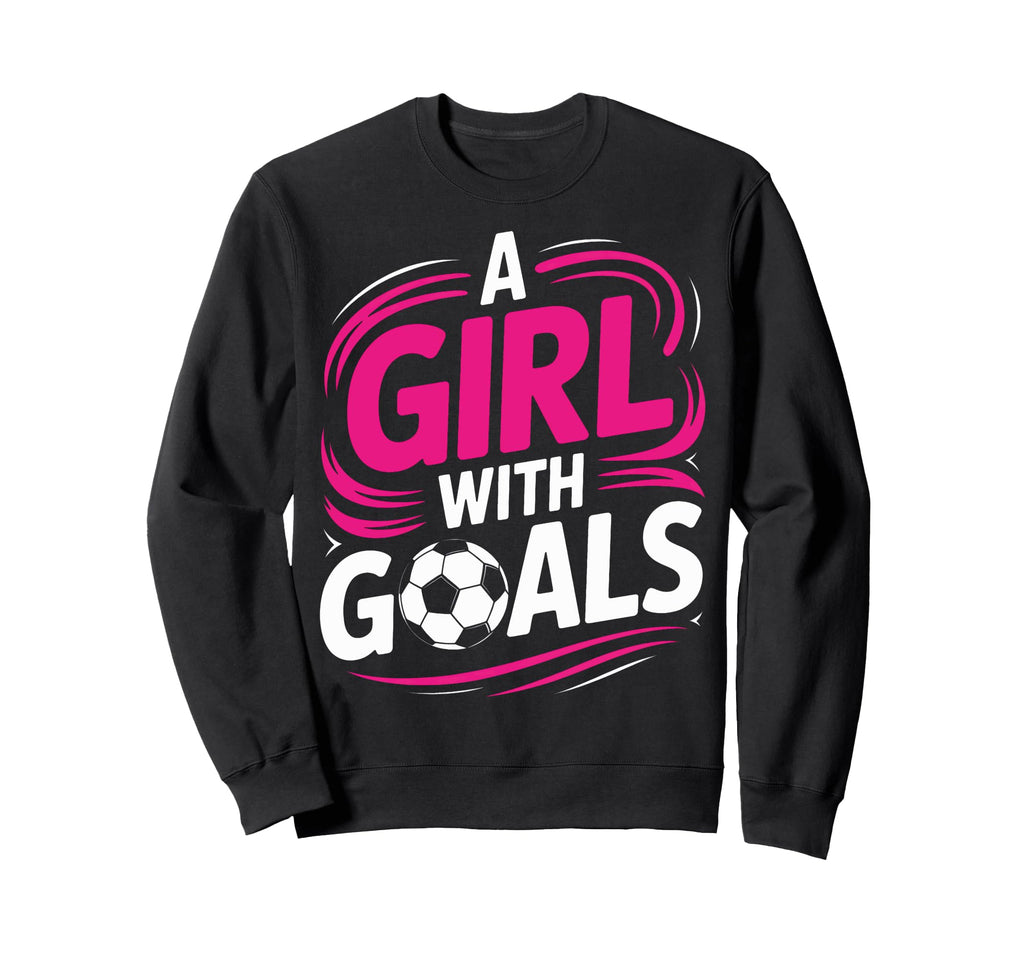 Team Player Goals Soccer Players Sweatshirt - Minimalist Print Unisex - T-Shirt, Sweatshirt, Hoodie