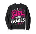 Team Player Goals Soccer Players Sweatshirt - Minimalist Print Unisex - T-Shirt, Sweatshirt, Hoodie