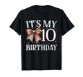 Its My Ten 10Th Birthday Football Bday T-Shirt - Graphic Print Men Women - T-Shirt, Sweatshirt, Hoodie