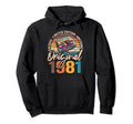 1981 43Rd Birthday Cassette Tape 1981 Hoodie - Novelty Apparel for Adults - T-Shirt, Sweatshirt, Hoodie