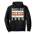 1990 30Th Birthday Gifts Cassette Tape Hoodie - Casual Everyday Wear Unisex - T-Shirt, Sweatshirt, Hoodie