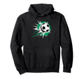Splash Art Soccer Football Ball Soccer Hoodie - Custom Art Print Unisex - T-Shirt, Sweatshirt, Hoodie