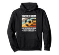 Soccer Mom Like Regular Mom But Cooler Hoodie - Aesthetic Graphic Unisex - T-Shirt, Sweatshirt, Hoodie