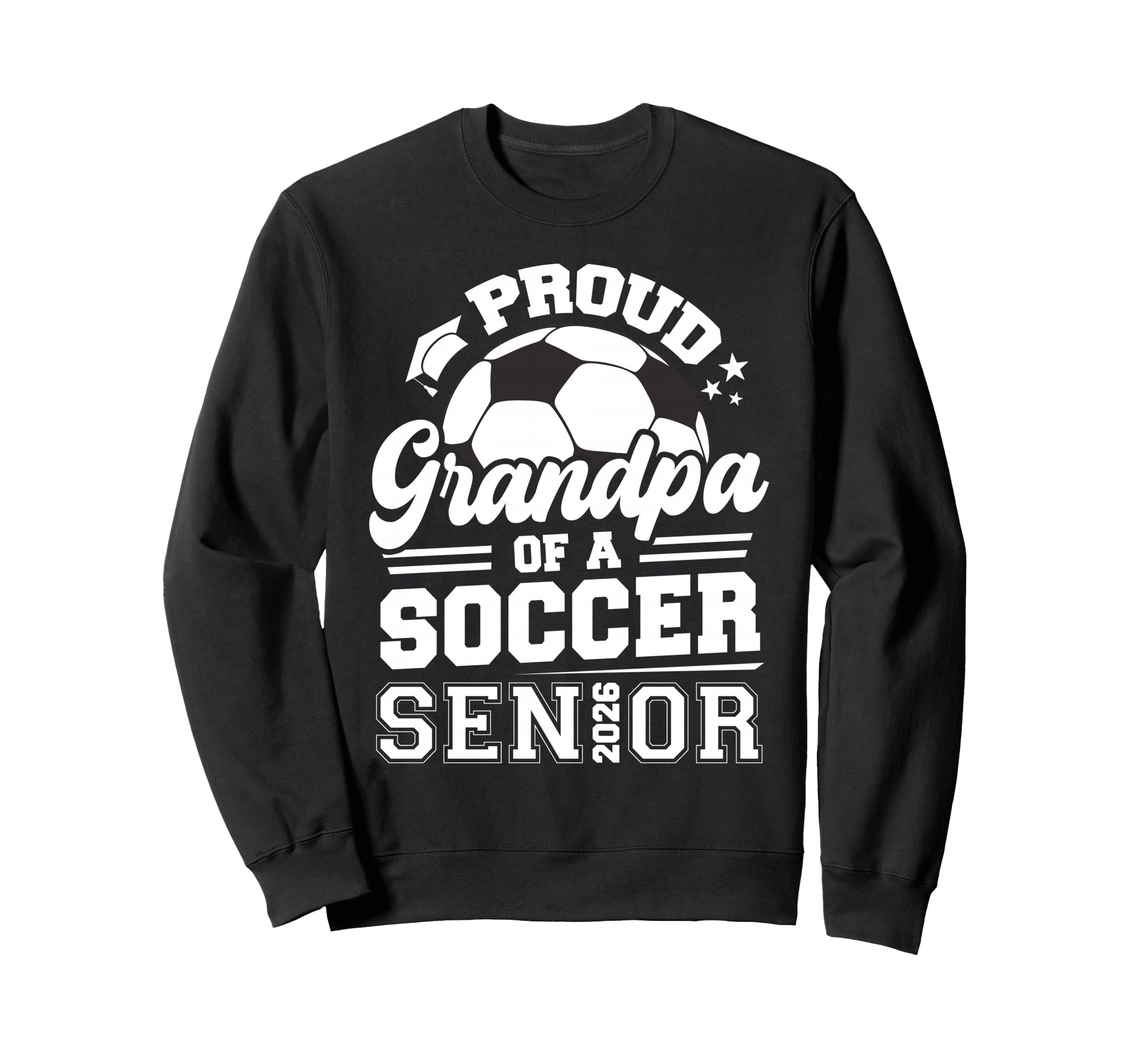 Proud Grandpa Soccer Ball Senior Sweatshirt - Streetwear Style Men Women - T-Shirt, Sweatshirt, Hoodie