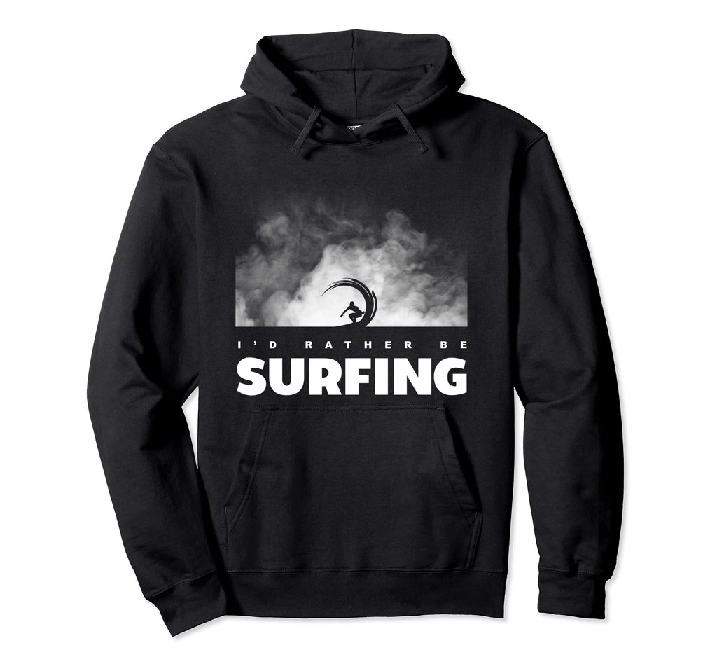 Surfing Surfer Surf Hoodie - Custom Art Print for Adults - T-Shirt, Sweatshirt, Hoodie