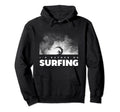 Surfing Surfer Surf Hoodie - Custom Art Print for Adults - T-Shirt, Sweatshirt, Hoodie