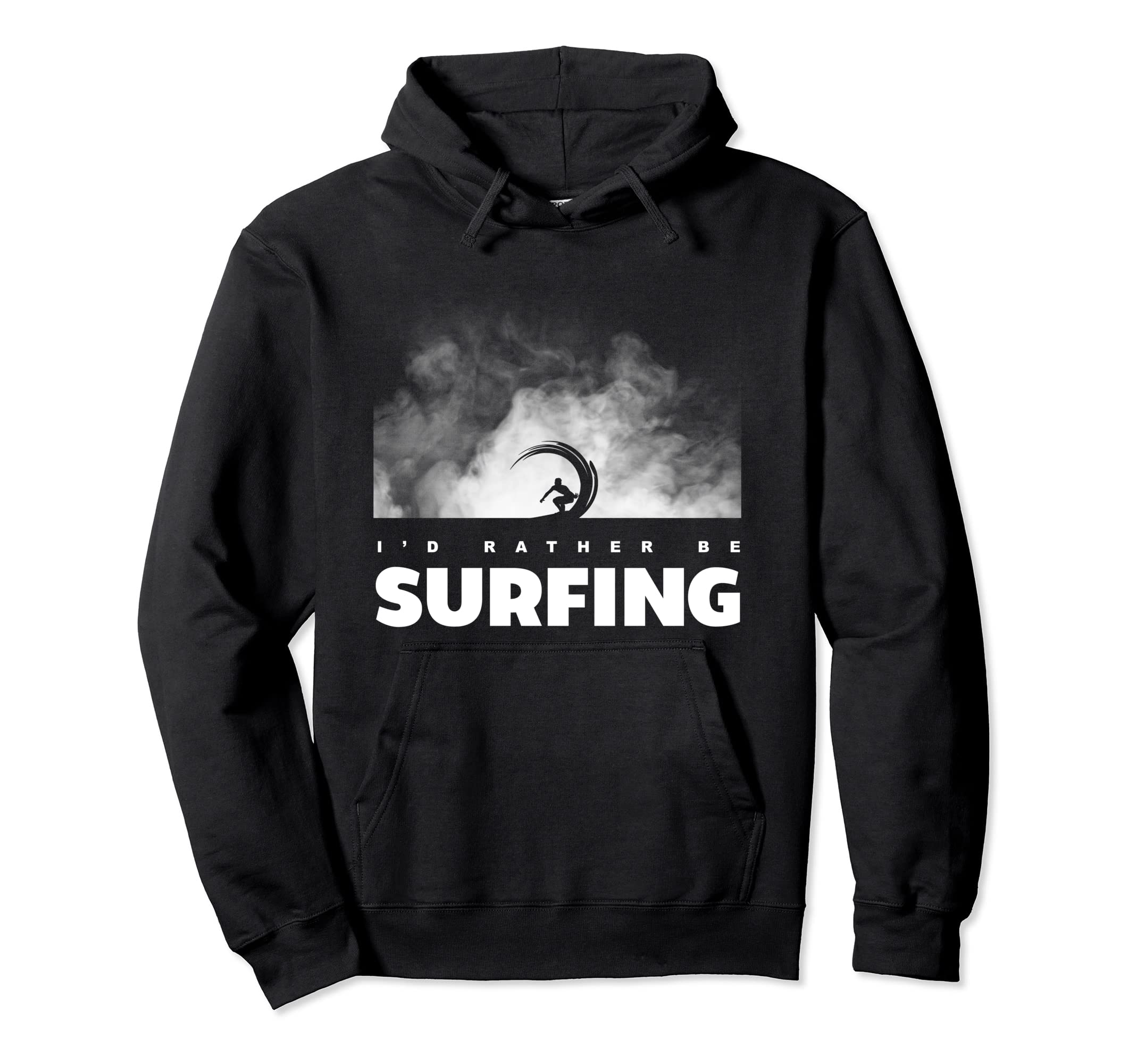 Surfing Surfer Surf Hoodie - Custom Art Print for Adults - T-Shirt, Sweatshirt, Hoodie