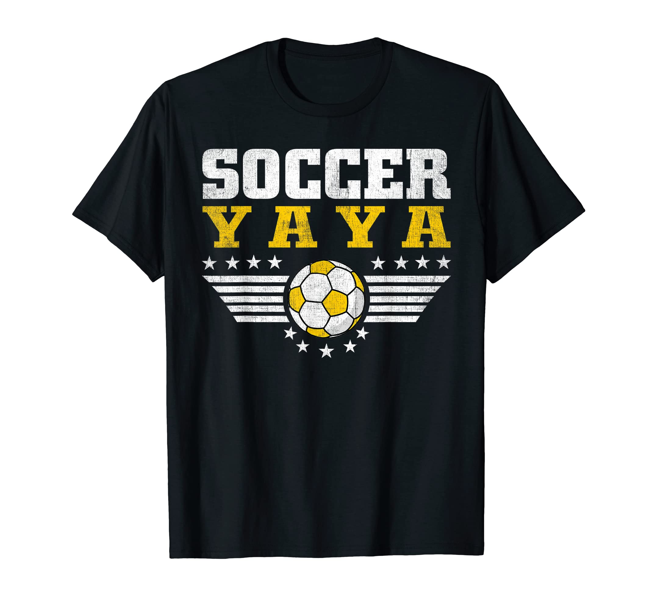 Mens Soccer Yaya Soccer Player Funny T-Shirt - Graphic Print for Adults - T-Shirt, Sweatshirt, Hoodie