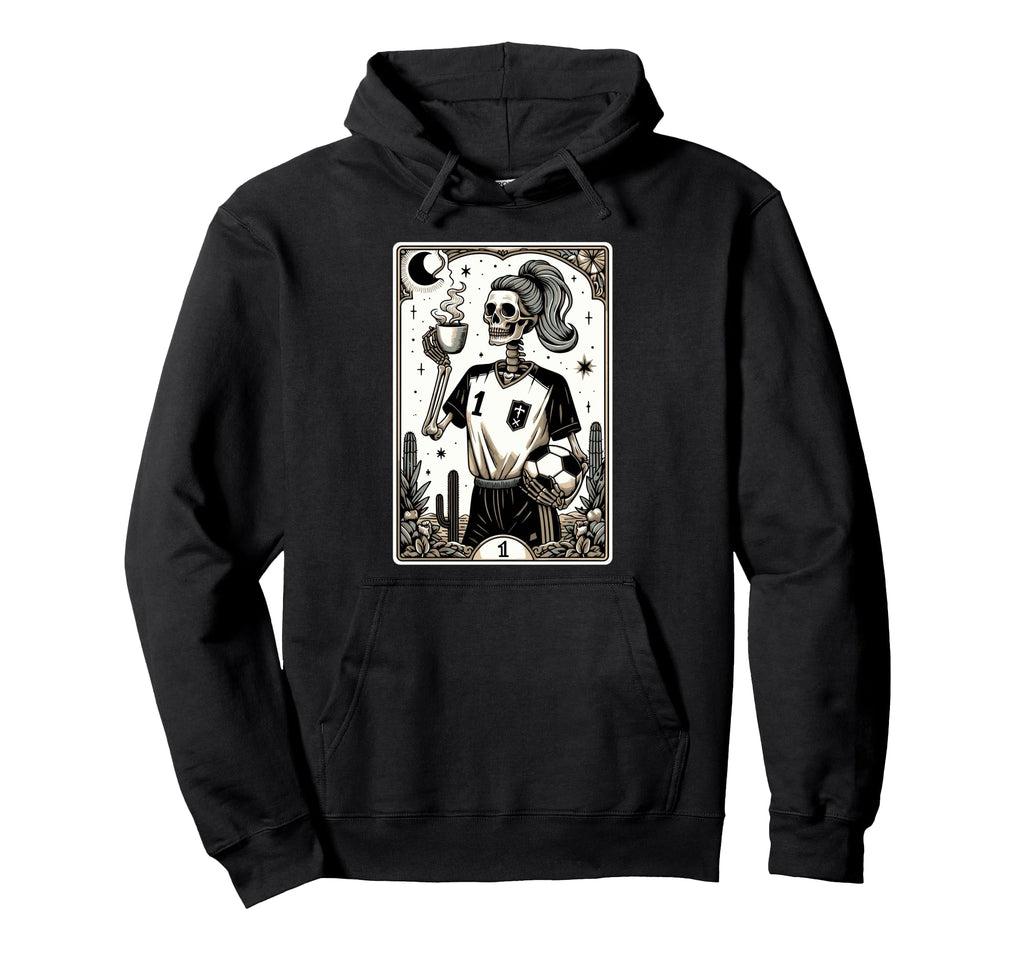 Soccer Mom Soccer Mum Tarot Card Hoodie - Novelty Apparel for Adults - T-Shirt, Sweatshirt, Hoodie