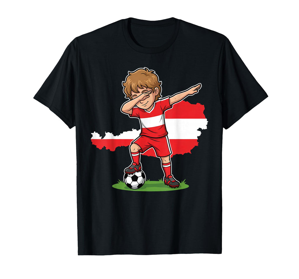 Austria Soccer Dab Flag Football T-Shirt - Custom Art Print Men Women - T-Shirt, Sweatshirt, Hoodie